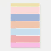 Pastel Rainbow Post es notiert leeres Booklet Post-it Klebezettel (Vorderseite)