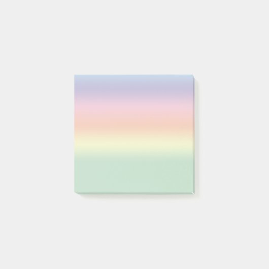 Pastel Rainbow Post-it-Notizen Post-it Klebezettel (Vorderseite)
