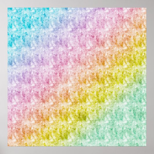 Pastel Rainbow Poster (Vorne)