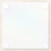 Pastel Rainbow Prismatic Lesbian Wedding Glasuntersetzer (Rückseite)