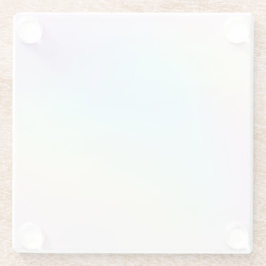 Pastel Rainbow Prismatic Lesbian Wedding Glasuntersetzer (Rückseite)