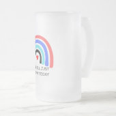 Pastel Rainbow Quote Tasse (VorderseiteRechts)