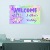 Pastel Rainbow | Roller Skaten Birthday Banner (Messeveranstaltung)