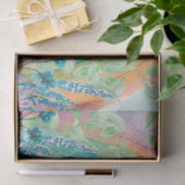 Pastel Rainbow & Sea Turtle Decoupage Seidenpapier (Geschenk)