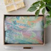 Pastel Rainbow & Sea Turtles Decoupage Seidenpapier (Geschenk)