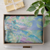 Pastel Rainbow & Sea Turtles Decoupage Seidenpapier (Geschenk)