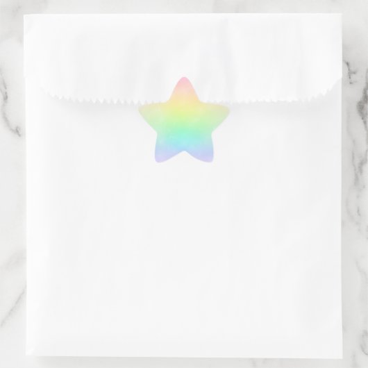 Pastel Rainbow Sky Aufkleber (Tasche)