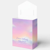 Pastel Rainbow Sky Baby Dusche Geschenkschachtel (Offen)