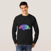 Pastel Rainbow Sloth T-Shirt (Vorne ganz)