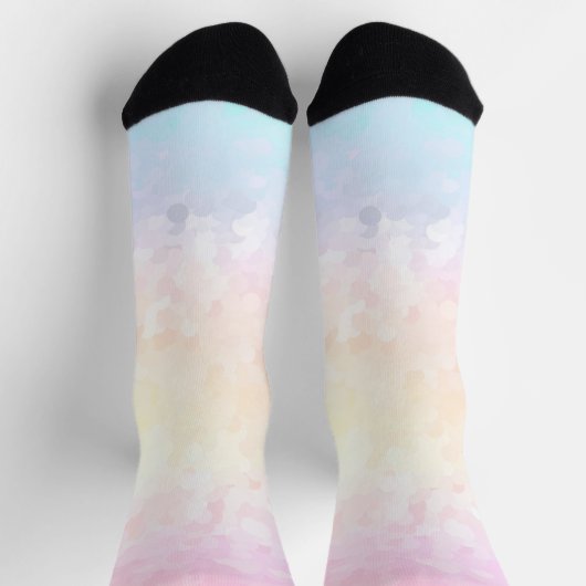 Pastel Rainbow Socken (Oben)