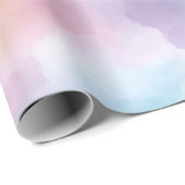 Pastel Rainbow Soft Cloud Blend Abstract Pattern Geschenkpapier (Rolleneckpunkt)