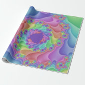 Pastel Rainbow Spiral Geschenkpapier (Ungerollt)