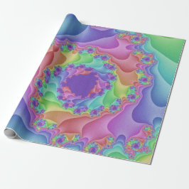 Pastel Rainbow Spiral Geschenkpapier