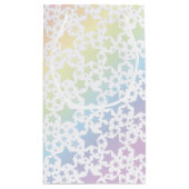 Pastel Rainbow Star Kinderdusche Kleine Geschenktüte (Rückseite)
