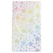 Pastel Rainbow Star Kinderdusche Kleine Geschenktüte (Vorderseite)