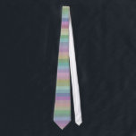 Pastel Rainbow Strip Krawatte<br><div class="desc">Das ist ein hübsches Pastellmuster mit weichen Regenbogenstreifen.</div>