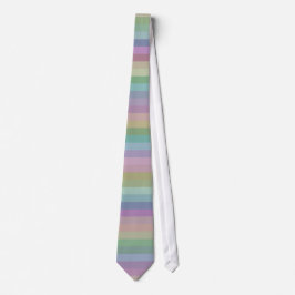 Pastel Rainbow Strip Krawatte