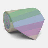Pastel Rainbow Strip Krawatte (Gerollt)