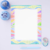 PASTEL RAINBOW STRIPES FLYER individuell anpassbar (Einzeln)