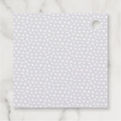 Pastel Rainbow Stripes Vielen Dank Geschenkanhänger (Rückseite)