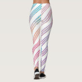 Pastel Rainbow Striping Leggings (Rückseite)