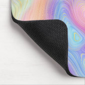 Pastel Rainbow Swirl Mousepad (Ecke)