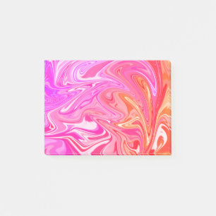 Pastel Rainbow Swirl Post-it Klebezettel