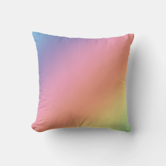 Pastel Rainbow Throw Pillow Kissen