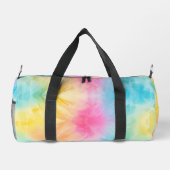 Pastel Rainbow Tie Dye Girls Gear bag Duffle Bag (Rückseite)