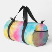 Pastel Rainbow Tie Dye Girls Gear bag Duffle Bag (Rechte Ecke)