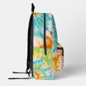 Pastel Rainbow Tie Dye Spiral Pattern Bedruckter Rucksack (Links)