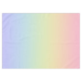 Pastel Rainbow Tischdecke (Vorderseite (Horizontal))