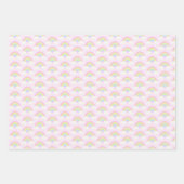 Pastel Rainbow und Gingham Kariert Geschenkpapier Set (Vorderseite 3)