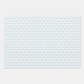 Pastel Rainbow und Gingham Kariert Geschenkpapier Set (Vorderseite 2)