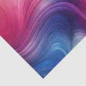 Pastel Rainbow Watercolor Texture Waves Decoupage Seidenpapier (Detail)