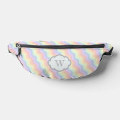 Pastel Rainbow Waves Bauchtasche (Ablage )