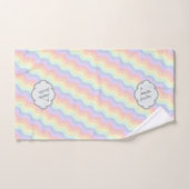 Pastel Rainbow Waves Handtuchhandtuch Set (Handtuch)
