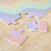 Pastel Rainbow Waves Puzzle (Seite)
