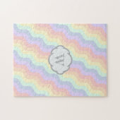Pastel Rainbow Waves Puzzle (Horizontal)