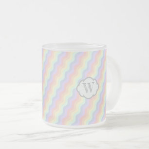 Pastel Rainbow Waves Tasse