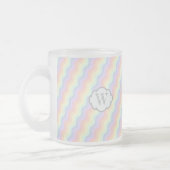 Pastel Rainbow Waves Tasse (Links)