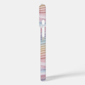 Pastel Rainbow Wavy Abstract Phone Case (Rückseite / Links)