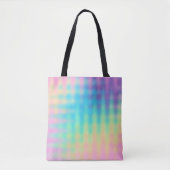 Pastel Rainbow Wavy Design Tasche (Vorderseite)