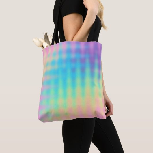 Pastel Rainbow Wavy Design Tasche (Von Nahem)