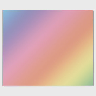 Pastel Rainbow Wrapping Paper Geschenkpapier