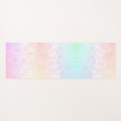 Pastel Rainbow Yogamatte (Vorderseite (Horizontal))