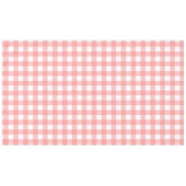 Pastel Raspberry Red Kariert Pattern Oaster Tischdecke (Vorderseite (Horizontal))