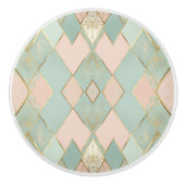 Pastel-Raute Keramikknauf (Vorderseite)