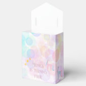 Pastel Regenbogen Aquarellfarbe Einhorn Kindergebu Geschenkschachtel (Geöffnet)