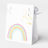 Pastel Regenbogen funkelnd Geburtstag Geschenkschachtel (Rückseite)